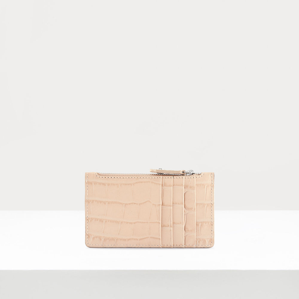
                      
                        Vivienne Westwood Cream Crocodile Slim Long Card Holder
                      
                    