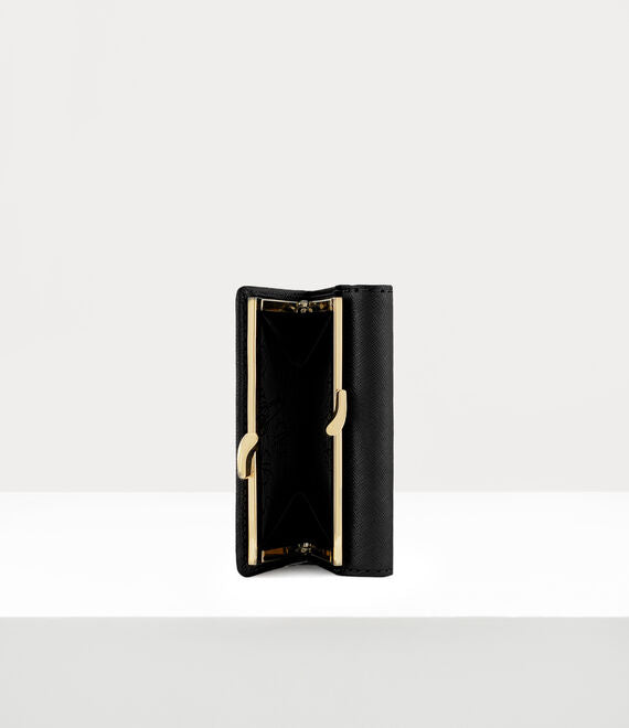 
                      
                        Vivienne Westwood Small Frame Wallet Saffiano Black
                      
                    