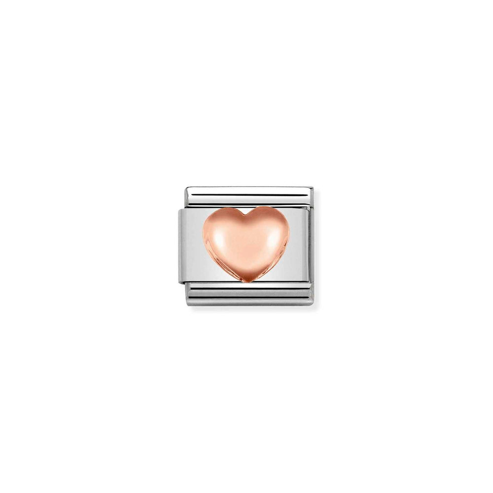 Nomination Classic Link Raised Heart