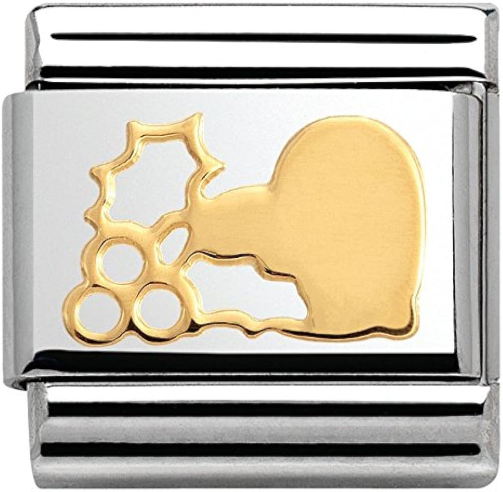 Nomination Classic Heart with Holly Link Charm