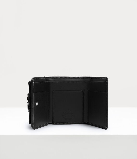 
                      
                        Vivienne Westwood Shiny Patent Small Flap Purse Black
                      
                    