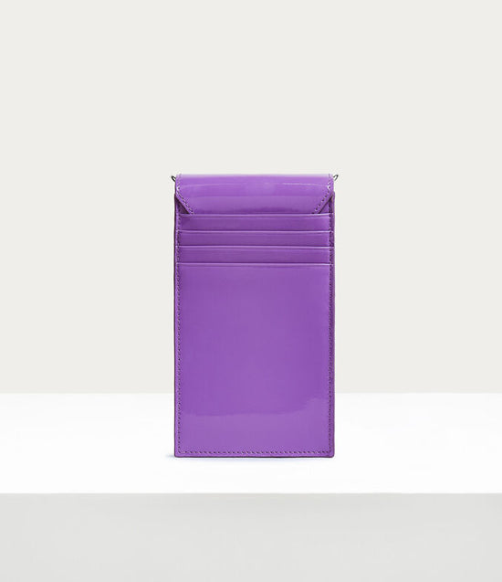 Vivienne Westwood Shiny Purple Phone Bag