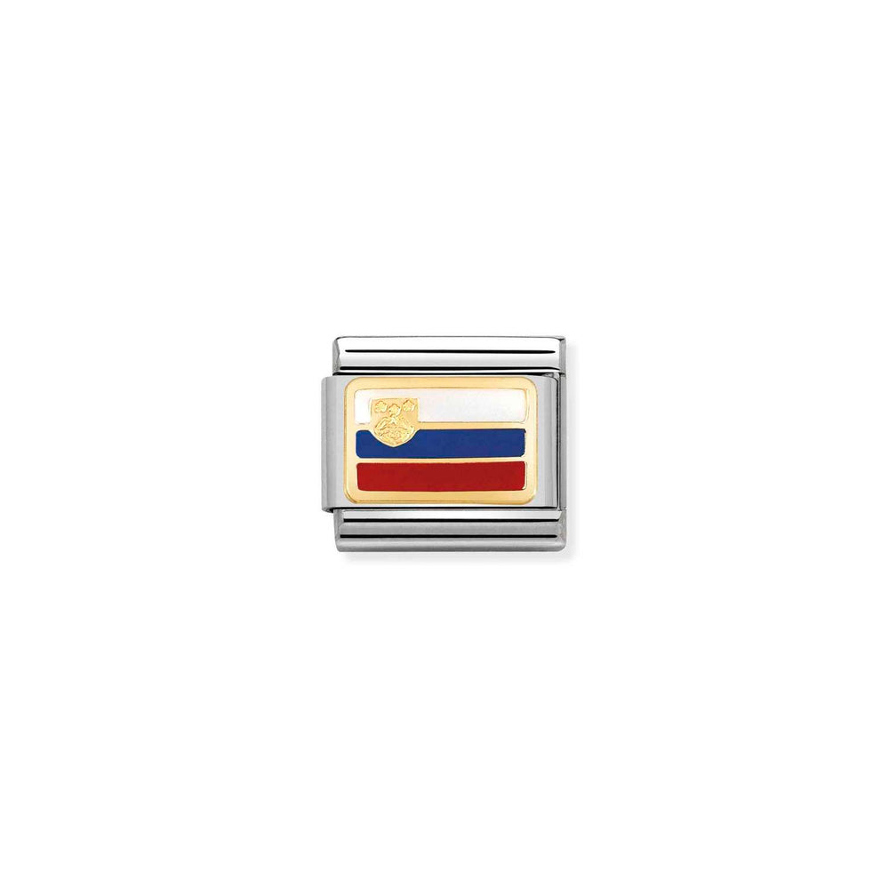 Nomination Classic Slovenia Flag Charm Link