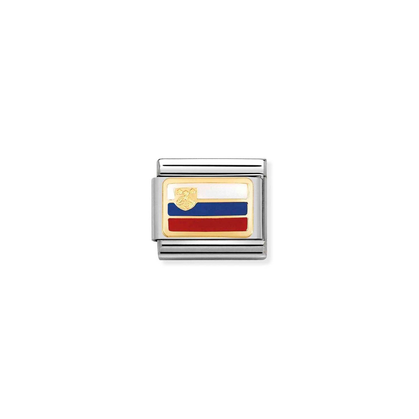 Nomination Classic Slovenia Flag Charm Link