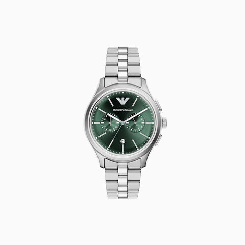 Emporio Armani Chronograph Green Dial Watch
