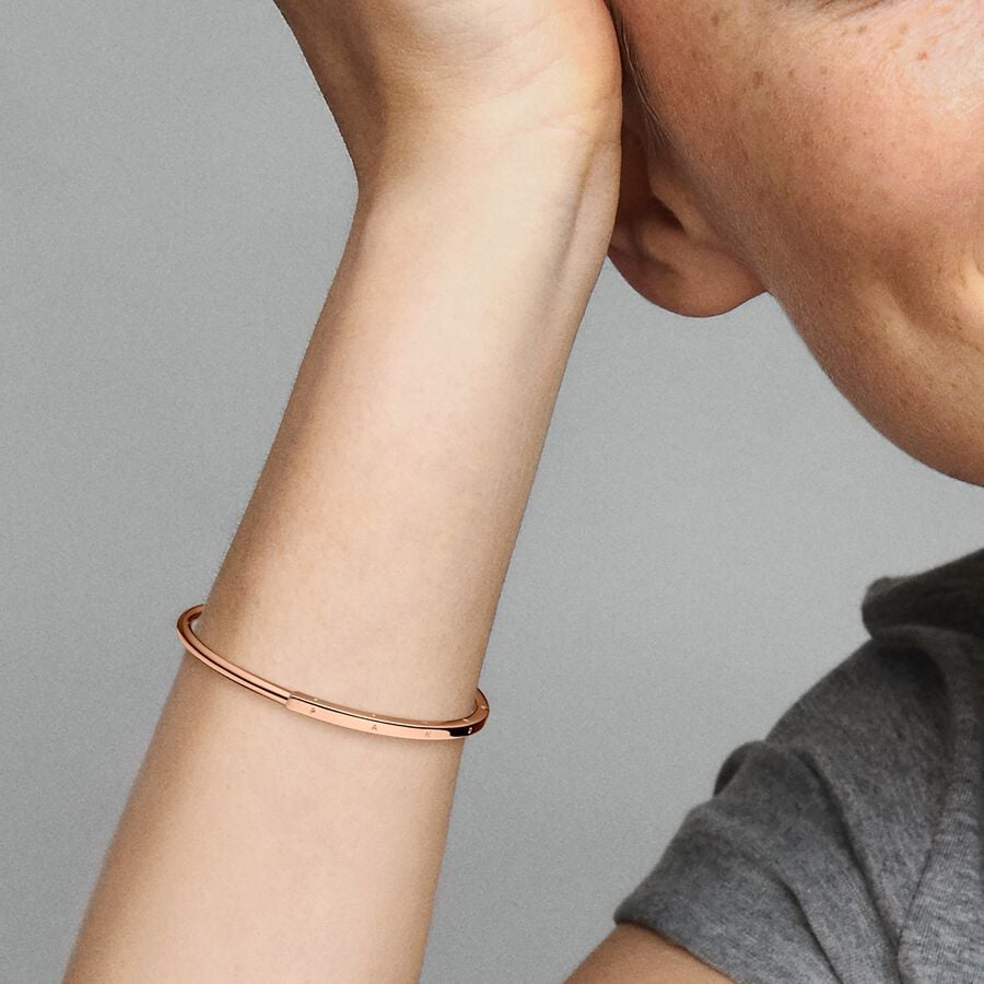 
                      
                        Pandora Signature I-D Open Bangle
                      
                    