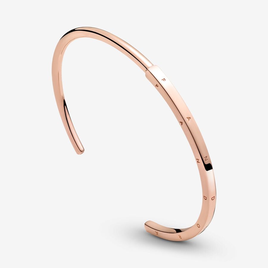 
                      
                        Pandora Signature I-D Open Bangle
                      
                    