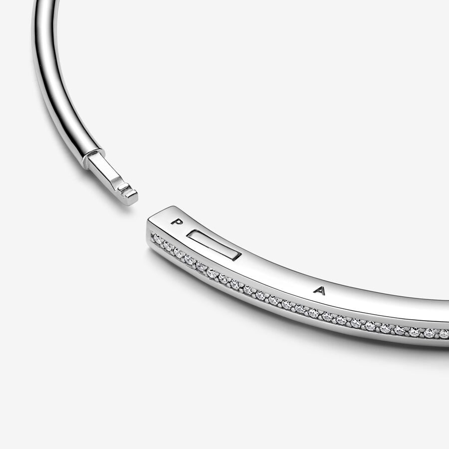 
                      
                        Pandora Signature I-D Pavé Bangle
                      
                    