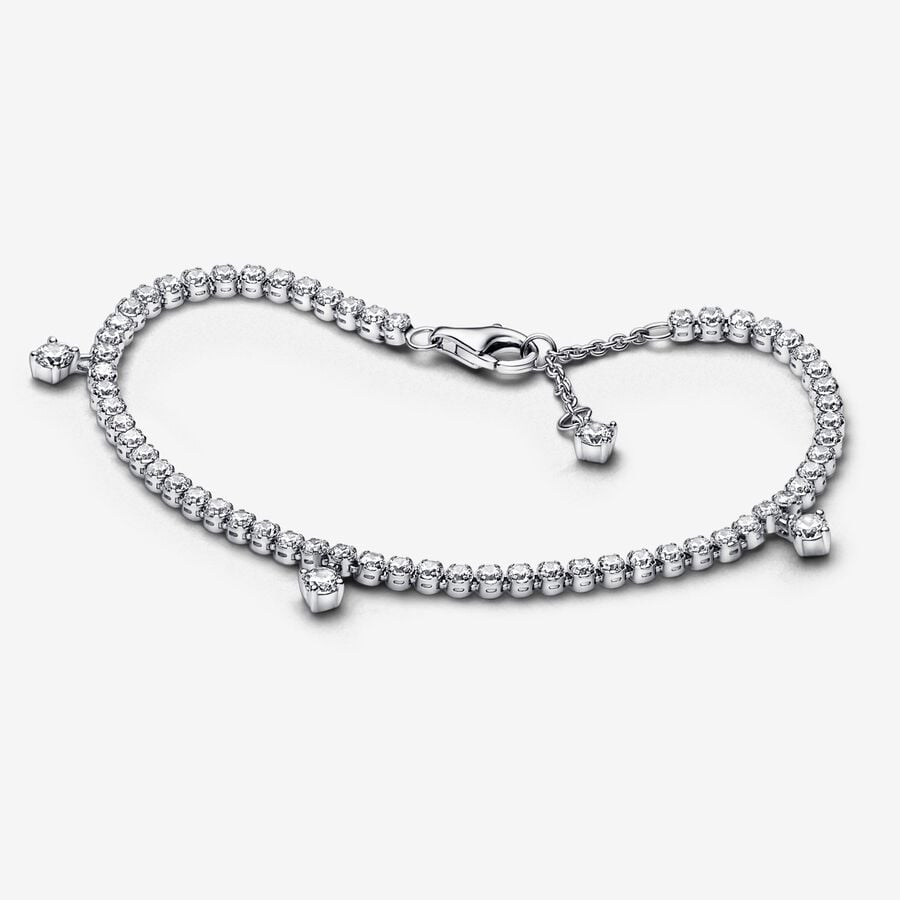 Pandora Sparkling Drops Tennis Bracelet