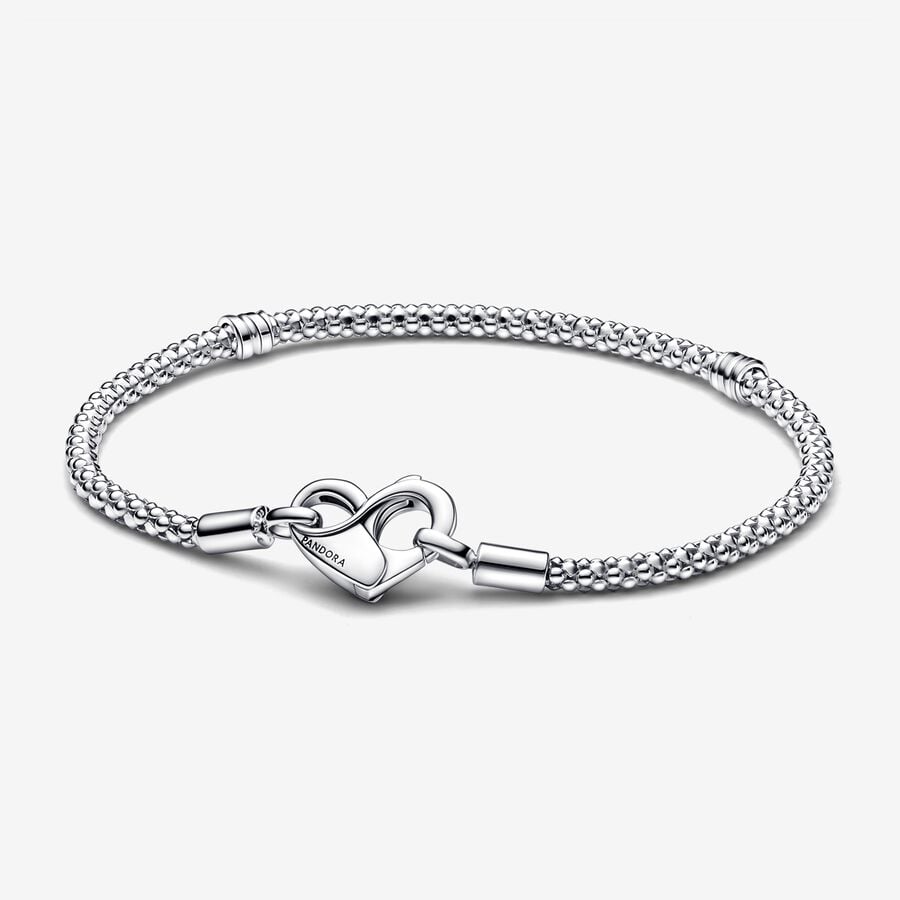 Pandora Moments Studded Chain Bracelet Silver