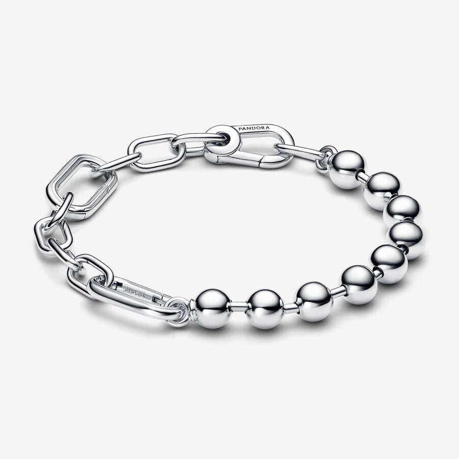 Pandora ME Metal Bead & Link Chain Bracelet