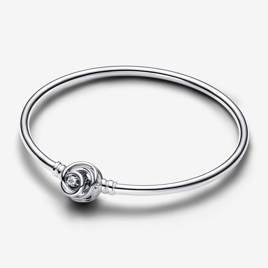 Pandora Moments Encircled Clasp Bangle