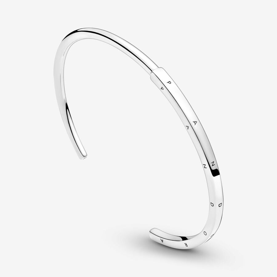 
                      
                        Pandora Signature I-D Open Bangle
                      
                    