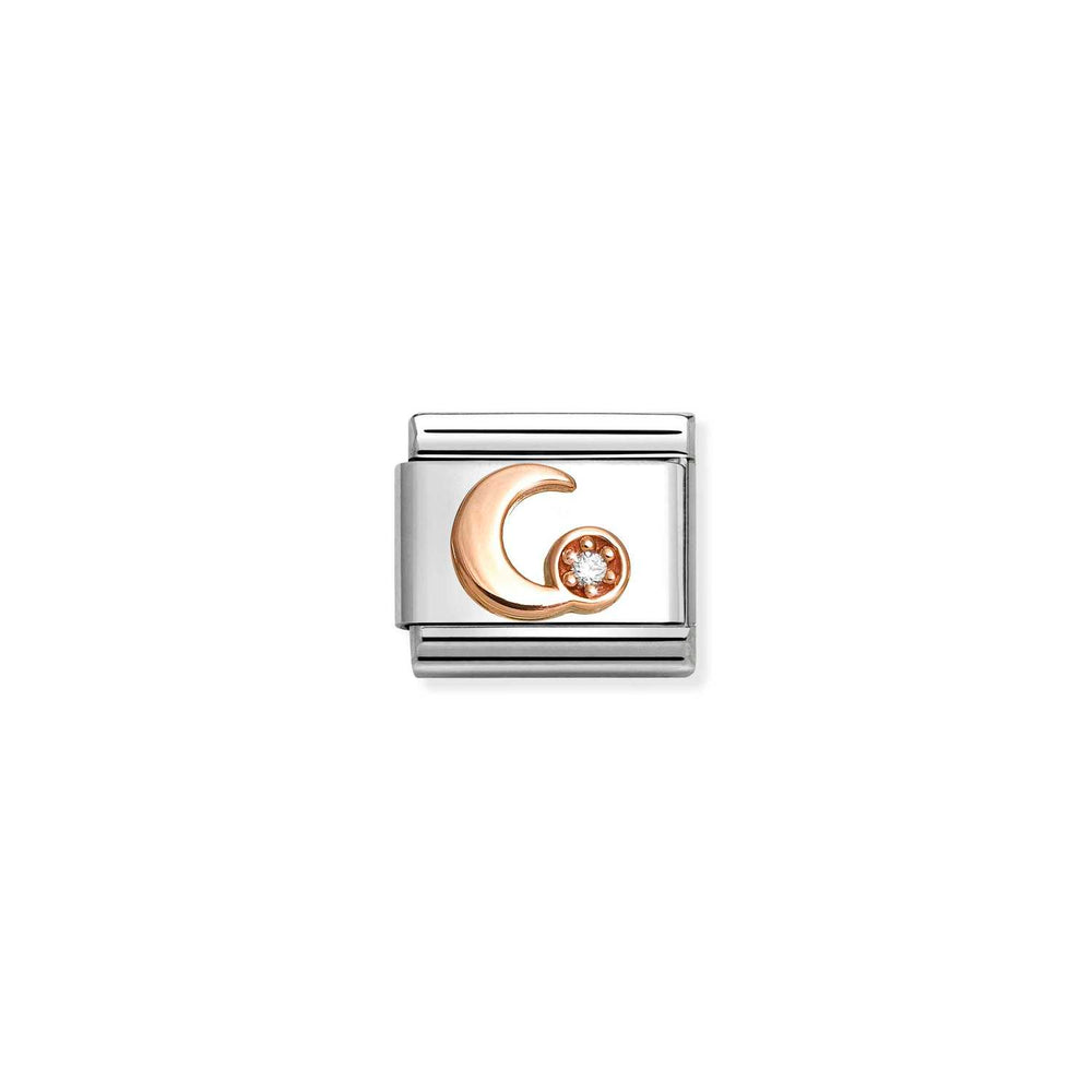 Nomination Rose Gold White Moon Charm