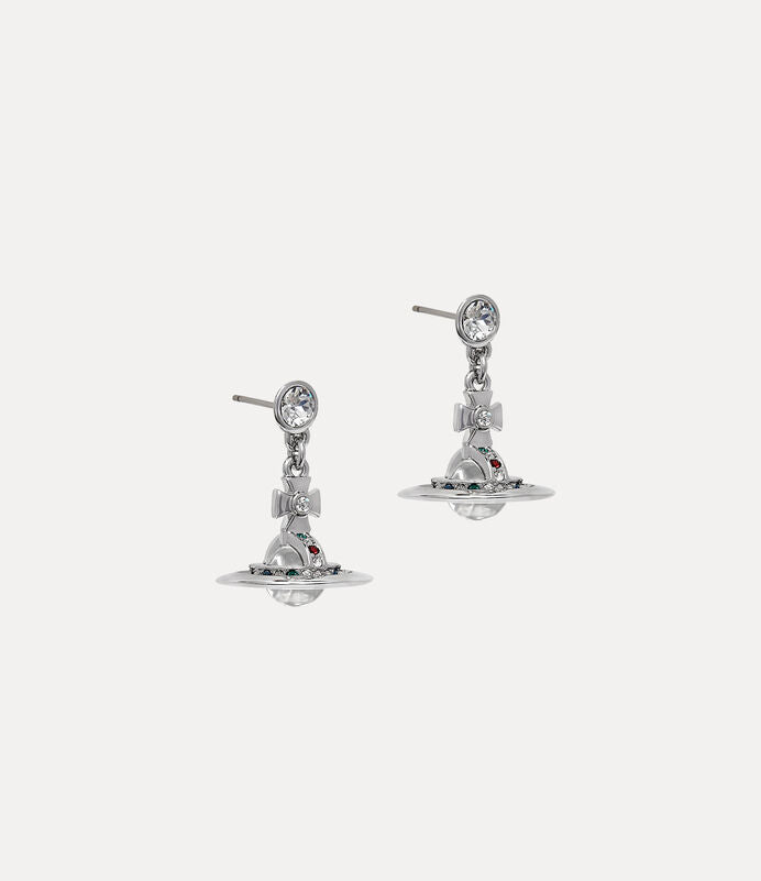 
                      
                        Vivienne Westwood New Petite Orb Earrings Platinum Tone
                      
                    