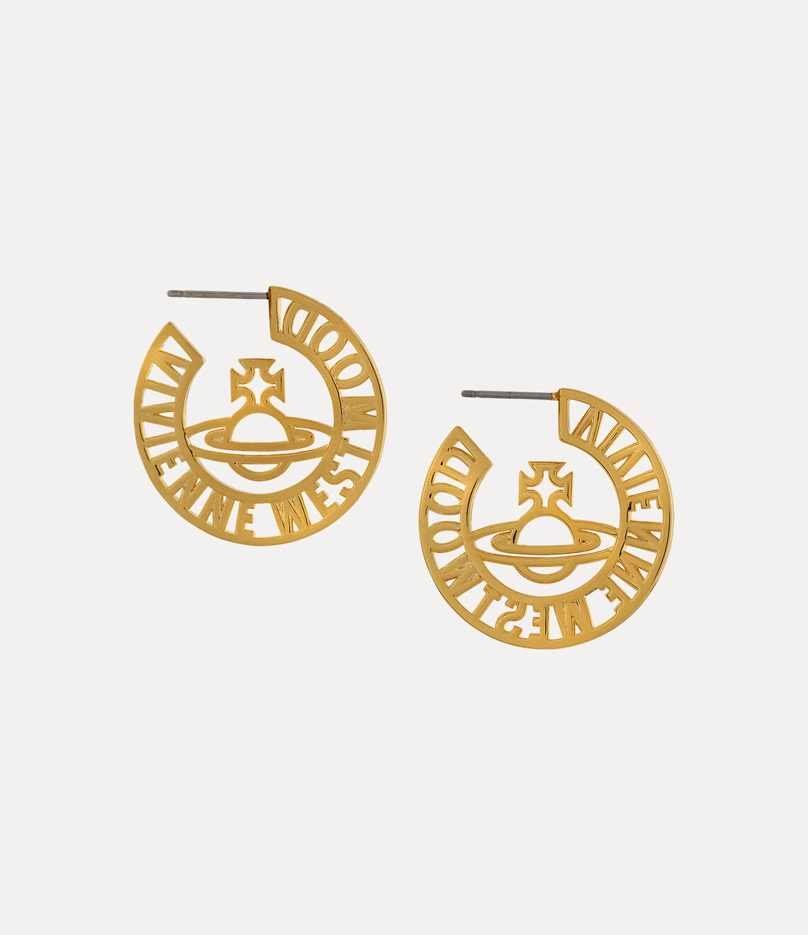 Vivienne Westwood Selma Earrings Gold Tone