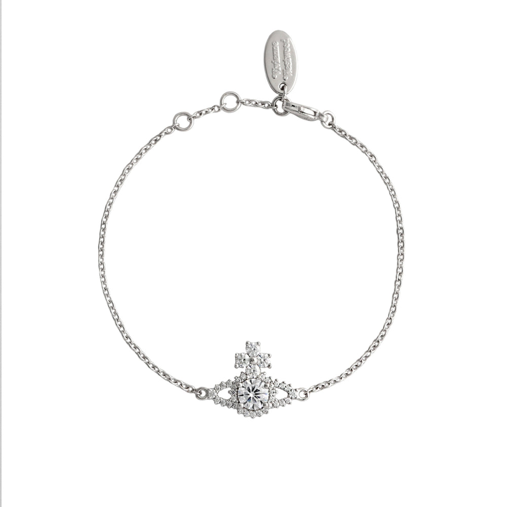 Vivienne Westwood Valentina Orb Silver Tone Bracelet