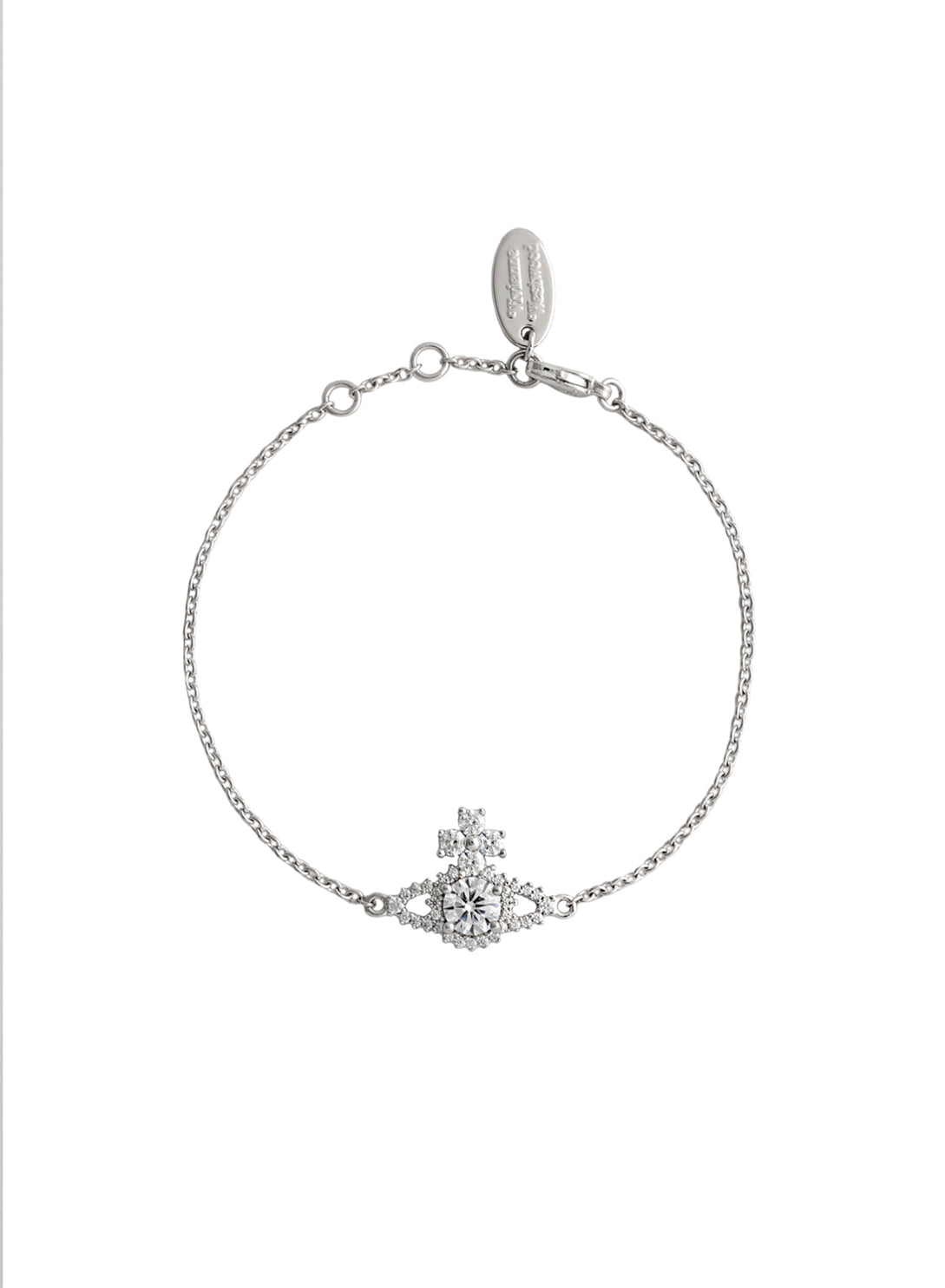 Vivienne Westwood Valentina Orb Silver Tone Bracelet