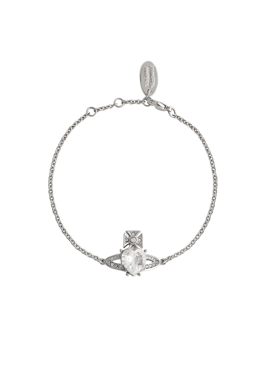 Ariella Embellished Bracelet in Silver - Vivienne Westwood