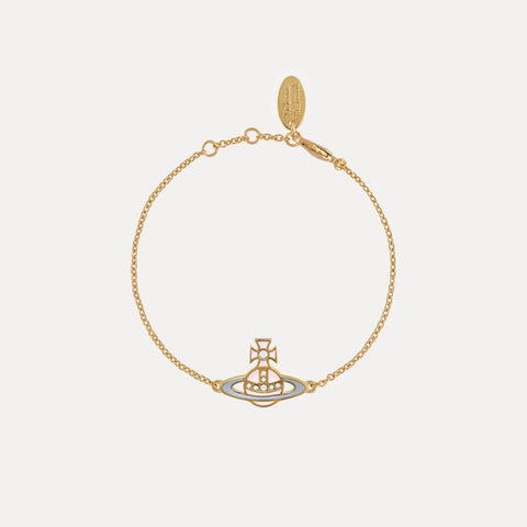 Vivienne Westwood Yellow Gold Tone Concetta Bas Relief Bracelet