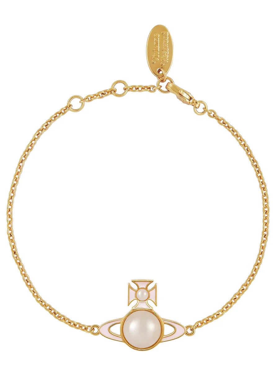 Vivienne Westwood Gold Tone and Enamel Tillya Bracelet