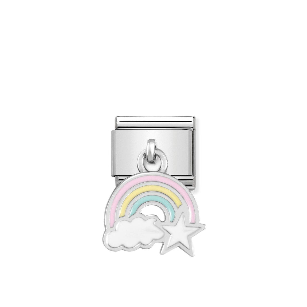 Nomination Classic Link with Rainbow Charm
