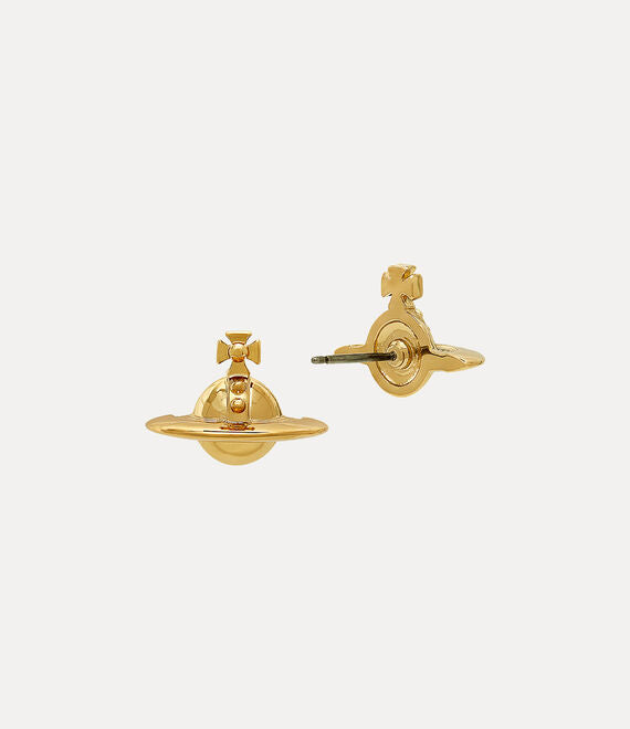 
                      
                        Vivienne Westwood Yellow Tone Solid Orb Earrings
                      
                    
