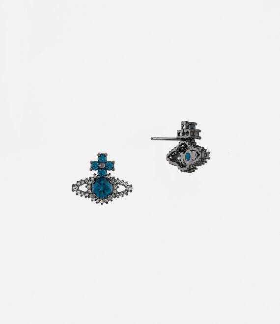 
                      
                        Vivienne Westwood Valentina Ruthenium Blue/Grey Stud Earrings
                      
                    