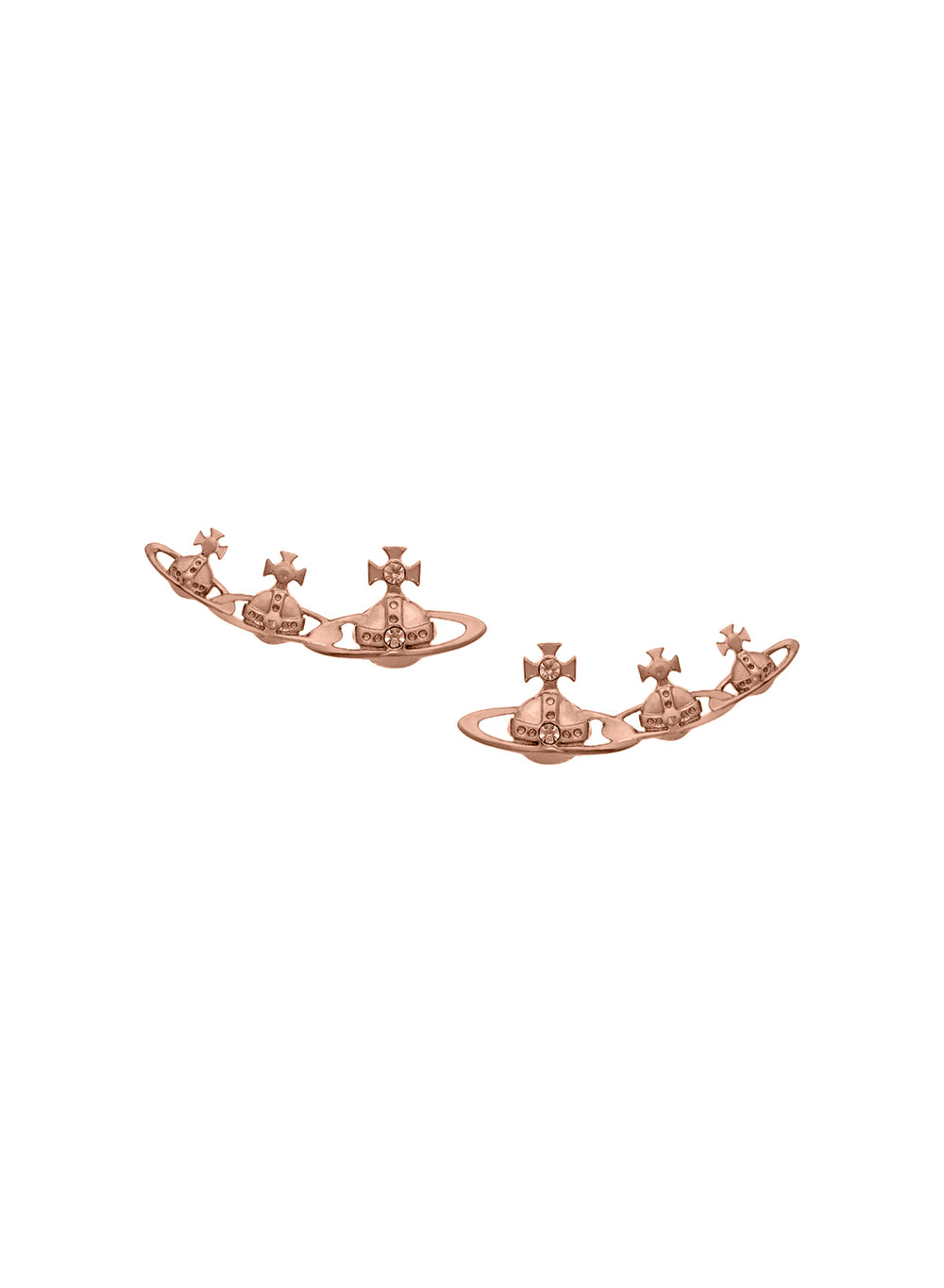 Vivienne Westwood Rose Gold Tone Candy Earrings - Main Image
