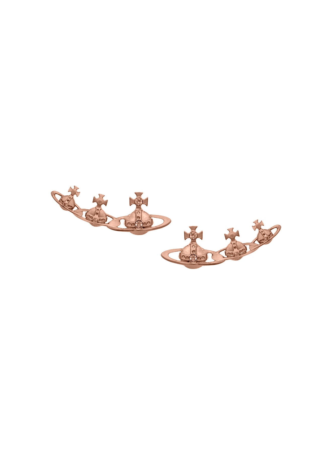 Vivienne Westwood Rose Gold Tone Candy Earrings