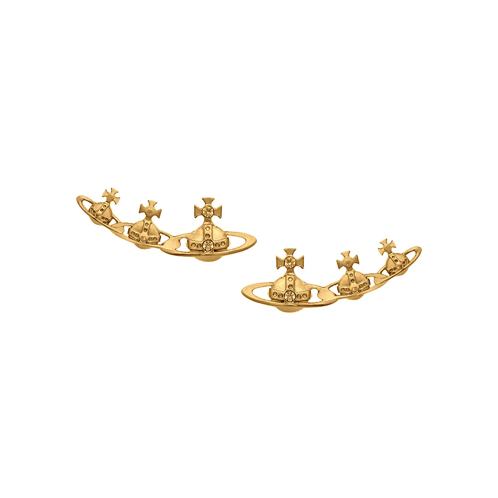 Vivienne Westwood Yellow Gold Tone Candy Earrings