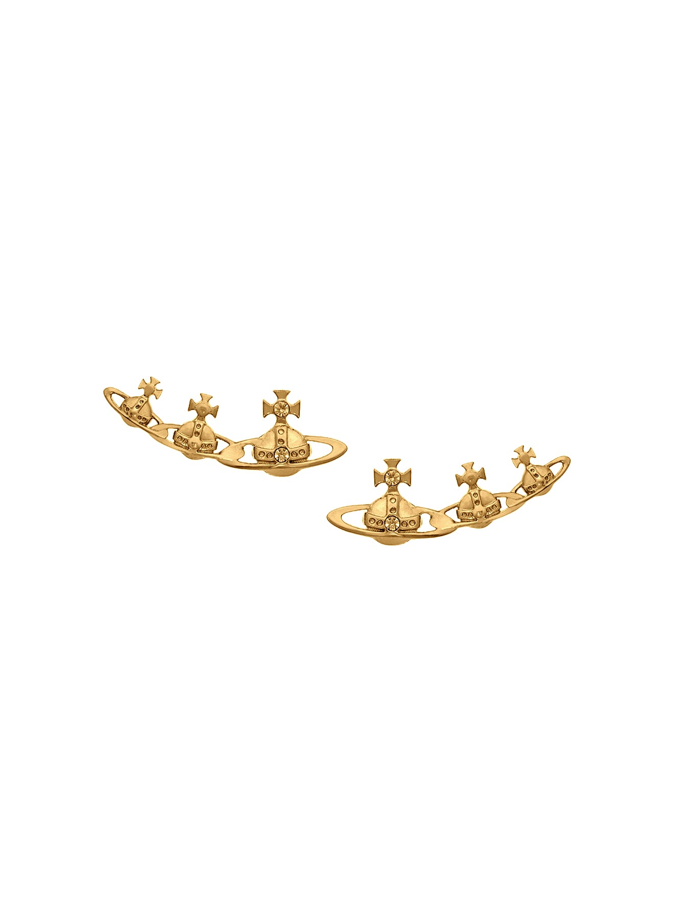 Vivienne Westwood Yellow Gold Tone Candy Earrings