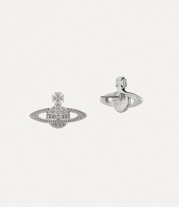 
                      
                        Vivienne Westwood Silver Tone Mini Bas Relief Earrings
                      
                    