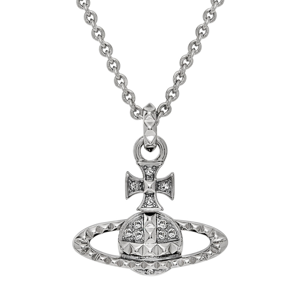 Vivienne Westwood Mayfair Bas Relief Silver Tone Necklace