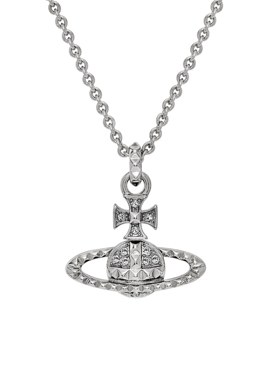 Load image into Gallery viewer, Vivienne Westwood Mayfair Bas Relief Silver Tone Pendant
