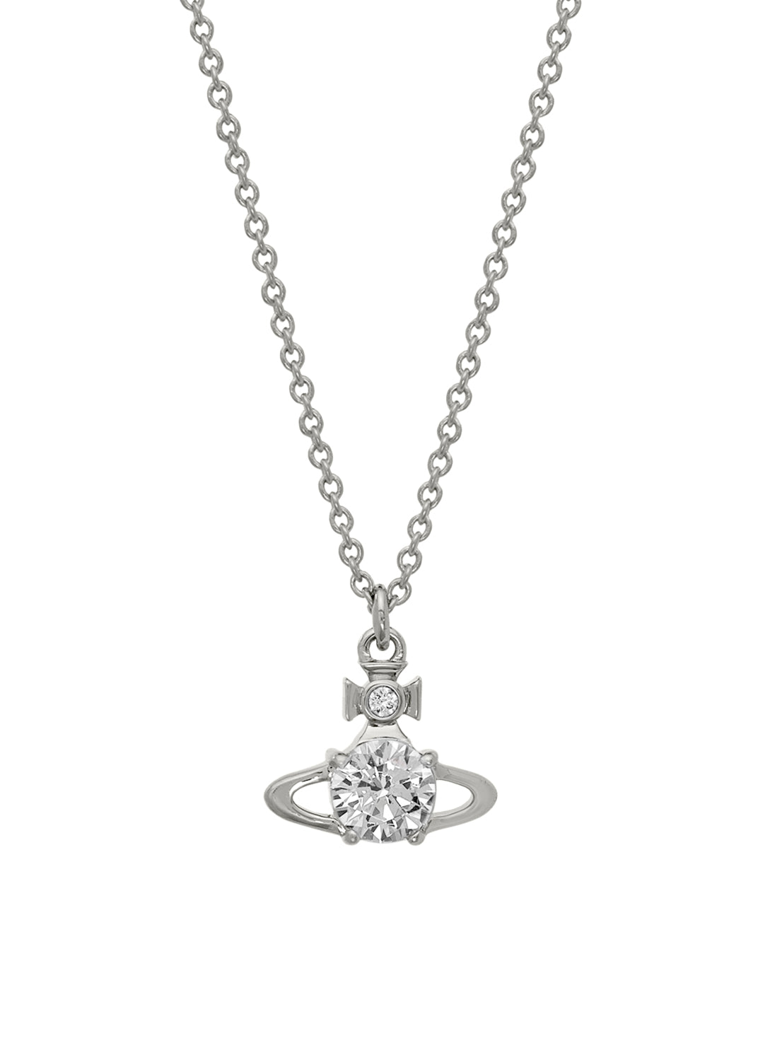 Vivienne Westwood Reina Silver Tone Pendant