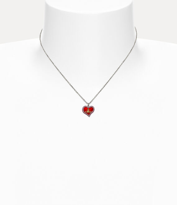 
                      
                        Vivienne Westwood Petra Pendant Silver Tone and Red
                      
                    
