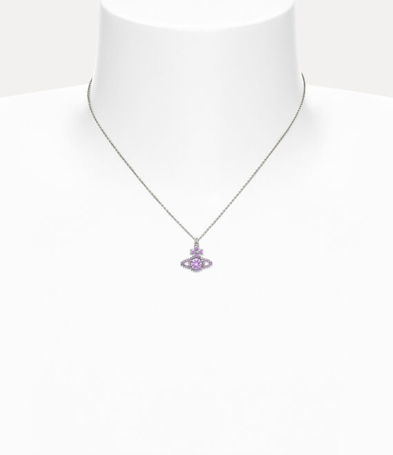 
                      
                        Vivienne Westwood Silver Tone and Lavender Valentina Necklace
                      
                    