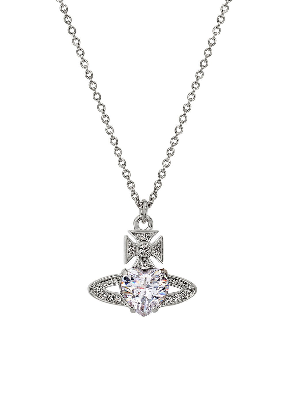 Vivienne Westwood Ariella Silver Tone Necklace