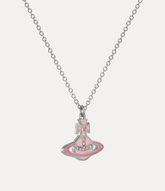 
                      
                        Vivienne Westwood Concetta Silver Tone and Pink Pendant Necklace
                      
                    
