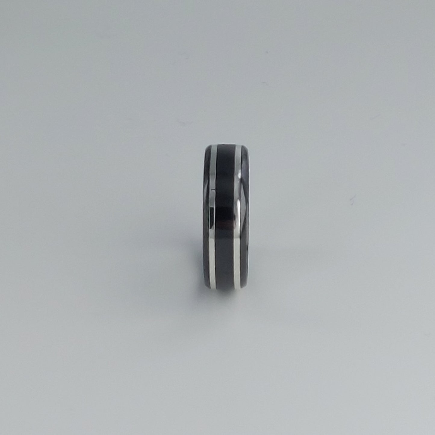 Zedd Silver Zirconium 7mm Wedding Ring
