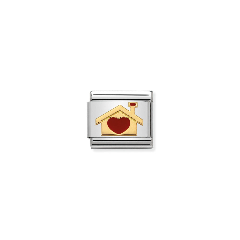 Nomination Classic Link Home with Heart