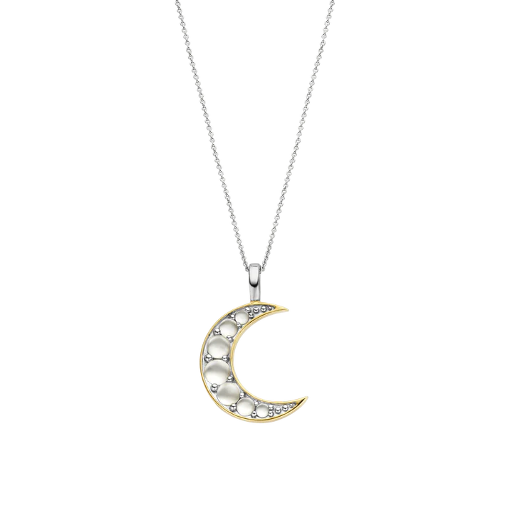 TI SENTO Crescent Moon Mother of Pearl Pendant 6824MW