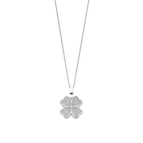 Ti Sento Silver Clover Necklace