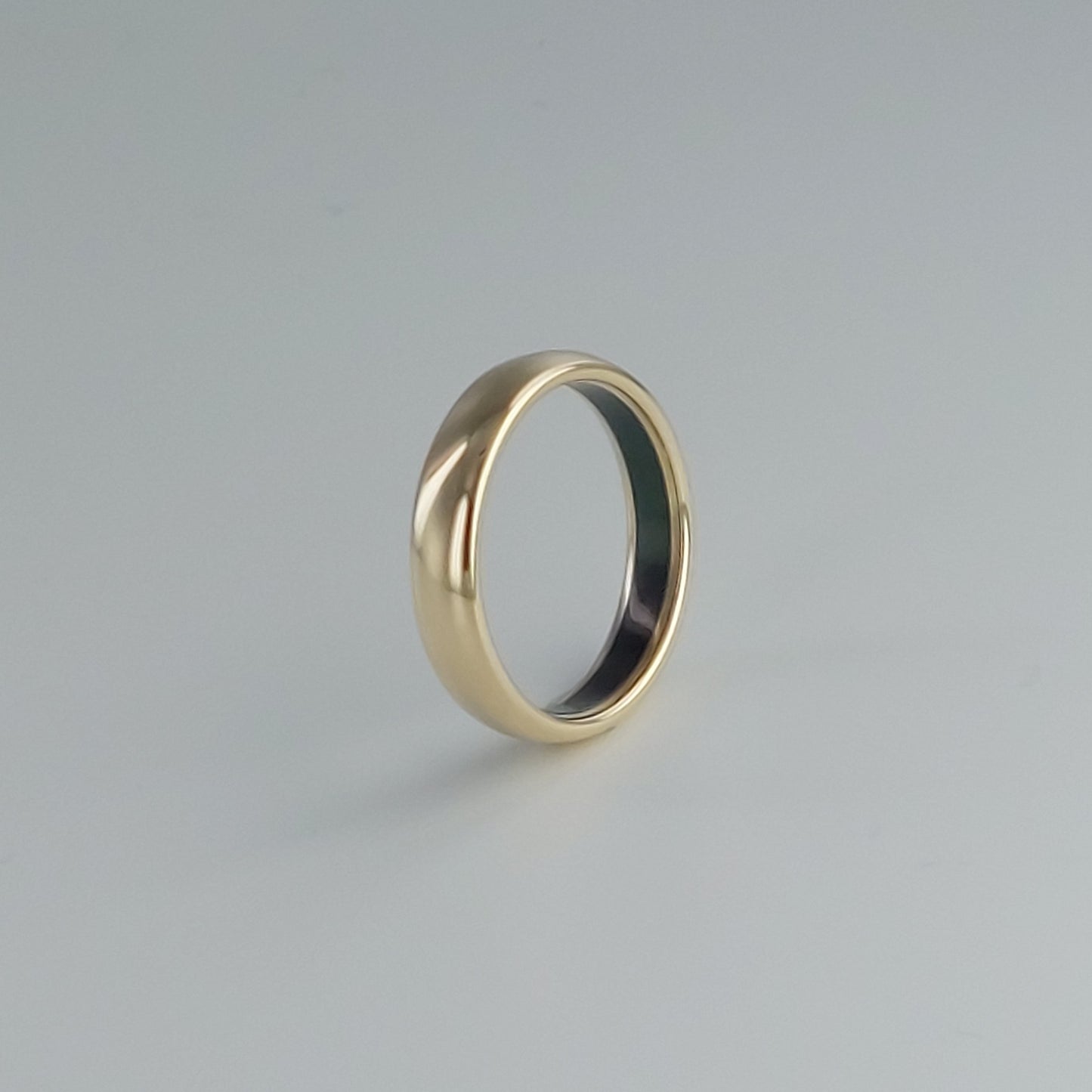 Zedd Gold Zirconium 5mm Wedding Ring