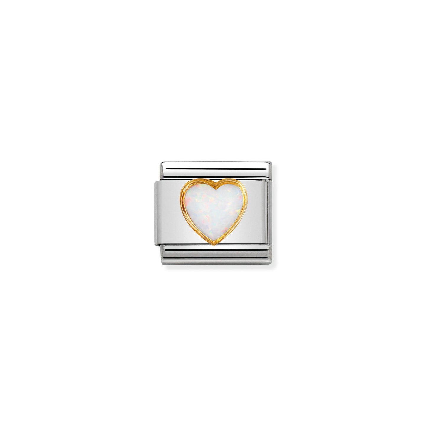 Nomination Classic Link White Opal