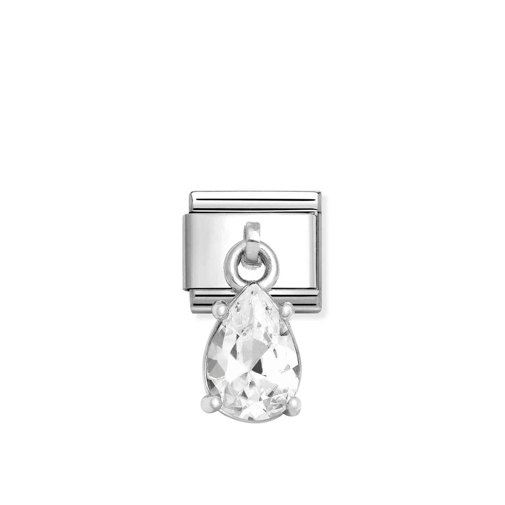 Nomination CZ Pear Dangle Drop