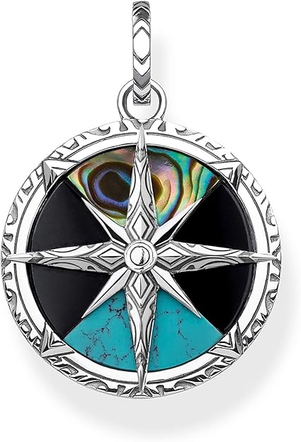 Thomas Sabo Arizona Turquoise Compass Pendant Charm