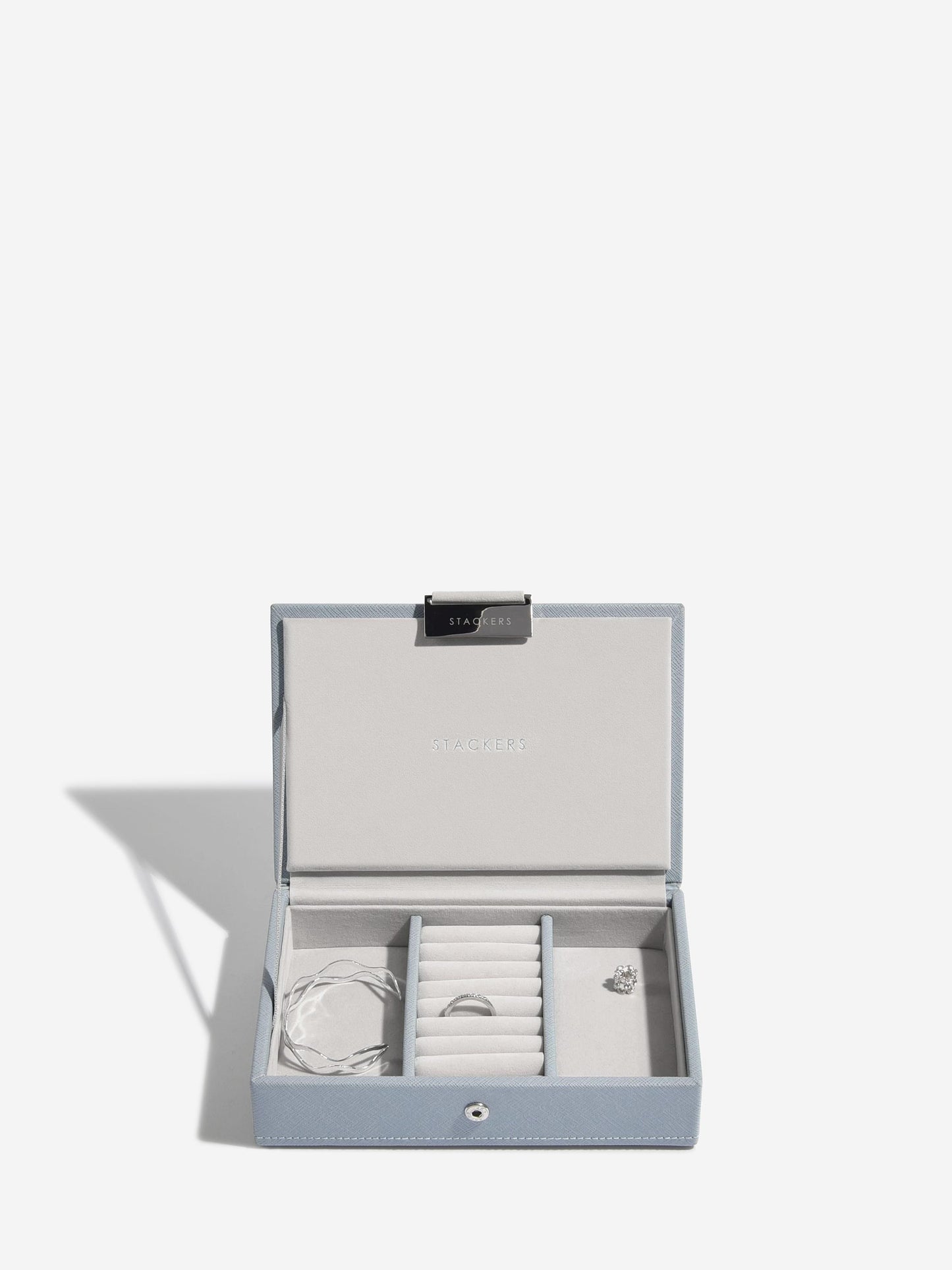 Stackers Mini Jewellery Box Lid - Dusky Blue