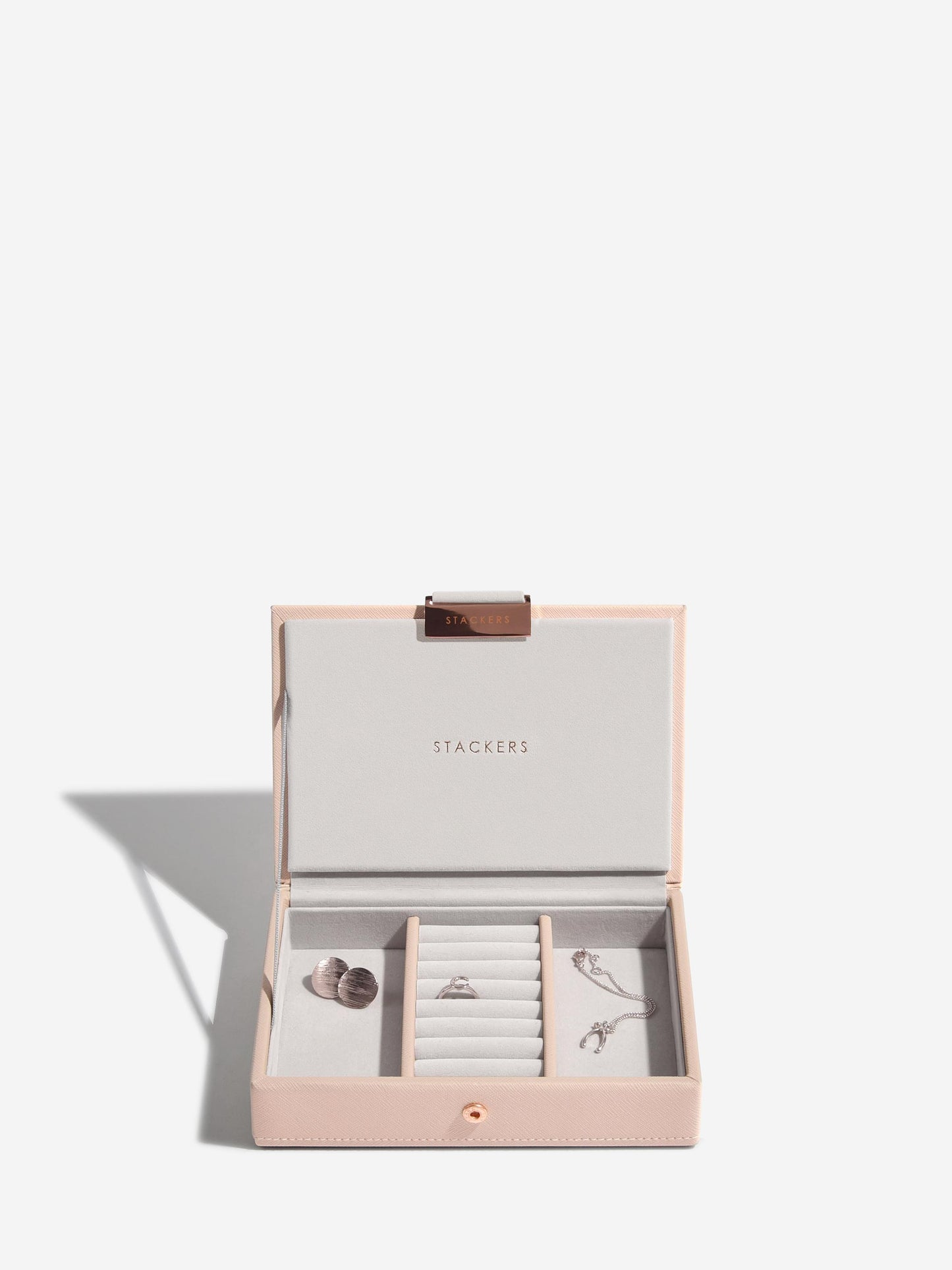 Stackers Mini Jewellery Box Lid - Blush & Rose Gold